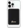 Guess Induction Powerbank 5W GUPBM3ALGSGK 3000mAh juodos spalvos MagSafe Metal Script Logo