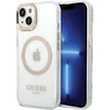 Guess dėklas, skirtas iPhone 15 Plus 6,7 GUHMP15MHTRMD auksinis HC Magsafe Metal Outline