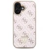 Guess GUHCP16MPG4GPH Apple iPhone 16 Plus 6.7″ baltos spalvos kietas dėklas New 4G Triangle