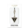Dėklas Guess pakabukas GUCPMTDCK telefono dirželis Triangle Diamond Charm with Rhinestones