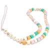 Guess virvelė telefonui GUSTFLWP rožinės spalvos Heishi Beads
