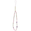 Guess virvelė telefonui GUSTSHPP rožinės spalvos Beads Shell