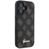 Guess GUHMP16SPGPYSK Apple iPhone 16 6.1″ juodos spalvos kietas dėklas Peony Script MagSafe