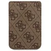 Dėklas GUESS WALLET CASE FOR MAGSAFE 4G GRAY CARDS BROWN