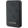 Guess Powerbank 15W GUPB5LP4GEGK 5000mAh juodos spalvos 4G odinis metalinis logotipas
