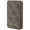 „Guess“ nešiojamoji baterija 15W GUPB5LP4GEGW 5000mAh rudos spalvos 4G odinis metalinis logotipas