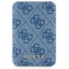 „Guess“ indukcinė išorinė baterija 15WGUPB5FP4EMGB 5000mAh mėlynas 4G odinis metalinis logotipas su „MagSafe“ logotipu