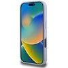 Dėklas Guess Hot Stamp 4G Pattern Triangle Metal Logo Apple iPhone 16 Pro Max violetinės spalvos