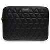 Dėklas Guess rankovė GUCS13QLBK 13 juoda / juoda dygsniuota