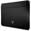 Dėklas Guess Rankovė GUCS14PSATLK 13/14 juoda / juoda Saffiano trikampio logotipas