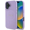 Guess GUHMP16SPSAHMCU Apple iPhone 16 6.1″ violetinės spalvos kietas dėklas Saffiano MagSafe