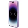Dėklas Guess Saffiano MagSafe saugiklis iPhone 15 Pro Max - fioletinės spalvos