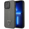 Guess GUHCP13LPSATLG iPhone 13 Pro / 13 6,1 colio sidabrinis kietas dėklas SaffianoTriangle logotipas
