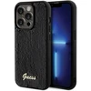 Guess GUHCP13LPSFDGSK Apple iPhone 13 Pro / 13 6.1″ juodos spalvos kietas dėklas Sequin Script Metal