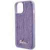 Dėklas Guess Sequin Script Metal iPhone 15 - violetinė