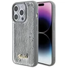Apple iPhone 15 Pro Max Guess dėklas Sequin Script Metal (GUHCP15XPSFDGSS) sidabrinės spalvos