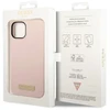 Guess Silicone Logo Plate MagSafe silikoninis dėklas iPhone 13/14/15