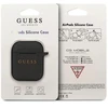 Guess Silikoninis dėklas AirPods 1/2 - Juodas
