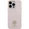 Dėklas GUESS GUHCP15XM4DGPPP IPHONE 15 PRO MAX 6.7 "LIGHT Rožinis/Rožinis HARDCASE SILICONE LOGO STRASS 4G
