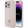 Dėklas GUESS GUHCP15XM4DGPPP IPHONE 15 PRO MAX 6.7 "LIGHT Rožinis/Rožinis HARDCASE SILICONE LOGO STRASS 4G