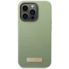 Guess dėklas, skirtas iPhone 14 Pro Max 6,7 GUHMP14XSBPLA khaki spalvos hard dėklas, skirtas Liquid Silicone Logo Plate MagSafe