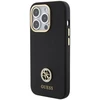 Guess GUHCP15LM4DGPK Apple iPhone 15 Pro 6.1″ juodos spalvos kietas dėklas Silicone Logo Strass 4G