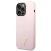 Dėklas Guess Silicone Triangle iPhone 14 Pro 6.1" Case - Violetinė