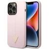 Dėklas Guess Silicone Triangle iPhone 14 Pro 6.1" Case - Violetinė