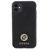 Dėklas GUESS GUHCN61PS4DGPK IPHONE 11 / XR 6.1 "Juodas / Juodas HARDCASE STRASS METAL LOGO