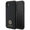 Dėklas GUESS GUHCN61PS4DGPK IPHONE 11 / XR 6.1 "Juodas / Juodas HARDCASE STRASS METAL LOGO