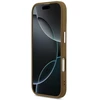 „Guess“ trikampio formos logotipo „MagSafe“ dėklas, skirtas „iPhone 17“ – rudas