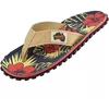 Gumbies Islander Džinsinis Hibiskas Šlepetės GU-FFISL109