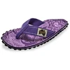 Gumbies Islander violetinės spalvos unisex šlepetės per pirštą GU-FFISL151