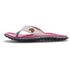 Gumbies moteriškos šlepetės per pirštą ISLANDER FLIP-FLOP BLUSH HIBISCUS