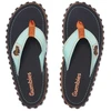 Gumbies unisex šlepetės per pirštą ISLANDER FLIP-FLOP, trispalvės, juodos