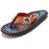 Gumbies unisex šlepetės per pirštą ISLANDER FLIP-FLOP TANGERINE BURST