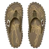 Gumbies vyriškos šlepetės per pirštą ISLANDER FLIP-FLOP PALM LEAF KHAKI