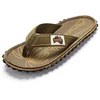 Gumbies vyriškos šlepetės per pirštą ISLANDER FLIP-FLOP PALM LEAF KHAKI