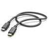 Hama USB-C - USB-C 1.5m, juoda