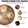 VEVOR Handpan būgnas 22 cm 12 natų D minoras