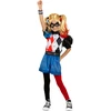 Harley Quinn kostiumas su šortais mergaitėms – DC Comics