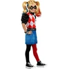 Harley Quinn kostiumas su šortais mergaitėms – DC Comics