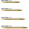Harrows QUICK POINT aštrūs plieniniai smiginio antgaliai - HM GRIP auksiniai