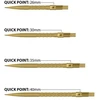 Harrows QUICK POINT aštrūs plieniniai smiginio antgaliai - HM GRIP auksiniai