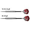 Harrows Sidabrinis Arrows Steeltip strėlės HS-TNK-000013162