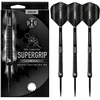 Harrows Supergrip Juodas smigiai 90% plieno antgalis SupergripBlack90%