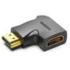 Vention HDMI 90℃ kampinis adapteris 4K 60Hz - Juodas