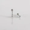 Helix auskarai Clear 3mm