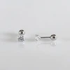 Helix auskarai Clear 4mm