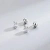 Helix auskarai Clear 5mm